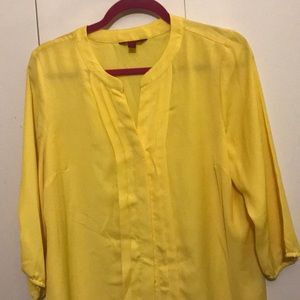 Yellow Blouse 100% Polyester